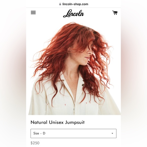 Lincoln Japanese Cotton Twill Jumpsuit (D) - Picture 4 of 10